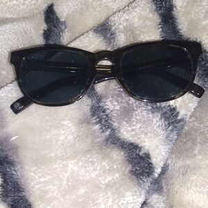 Brown Warby Parker prescription Preston shades-prescription number in photos